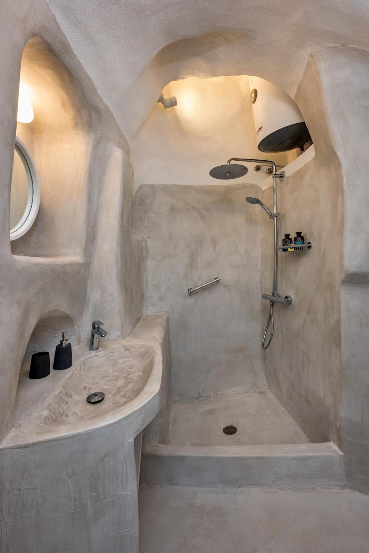 Villa Gilbert'S Cave With Cave Jacuzzi Megalokori Exterior foto